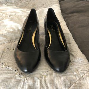 Ralph Lauren Black Leather Heels